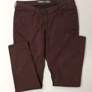 Old Navy Rockstar Size 14 Brownish Wine Pants